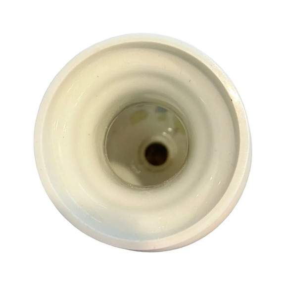 Antique Bristol Glass Victorian Gray Hand Painted Vase Bird Flowers Butterfly - Picture 8 of 10